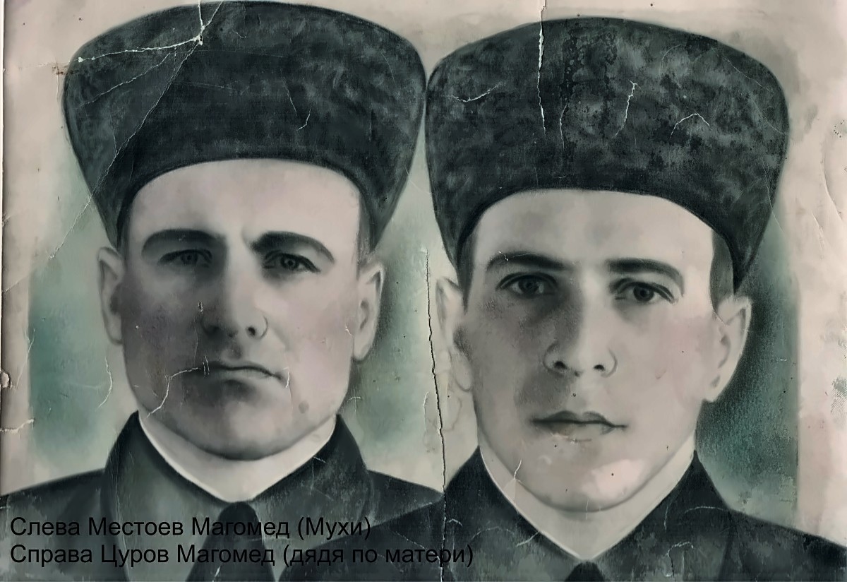 Справа Местоев Магомед (Мухи) ,Магомедович внук Местоева Кханташа, спава Цуров Магомед Атбиевич